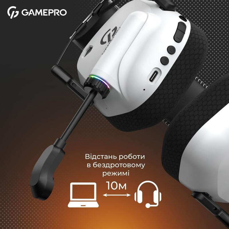 Гарнитура GamePro Genesis Mercury Pro White (HSW120W)