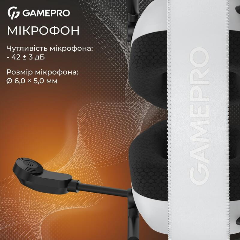Гарнитура GamePro Genesis Mercury Pro White (HSW120W)