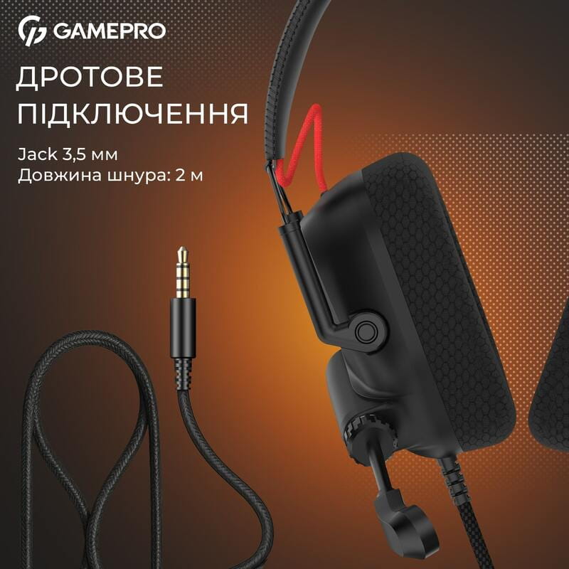 Гарнитура GamePro Genesis Mercury Black (HS120B)