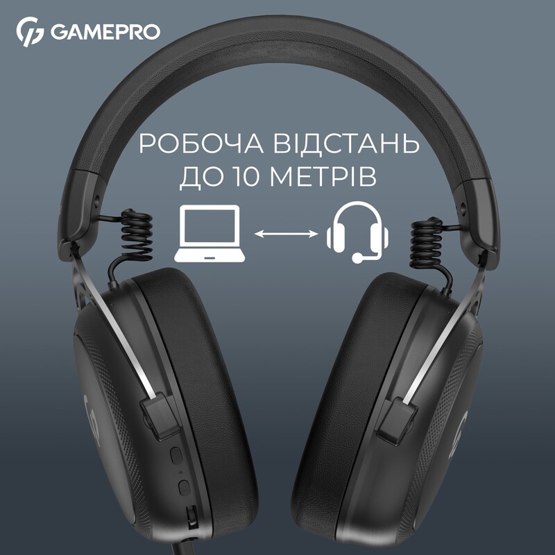 Гарнітура GamePro Asgard Skald Black (HSW160B)