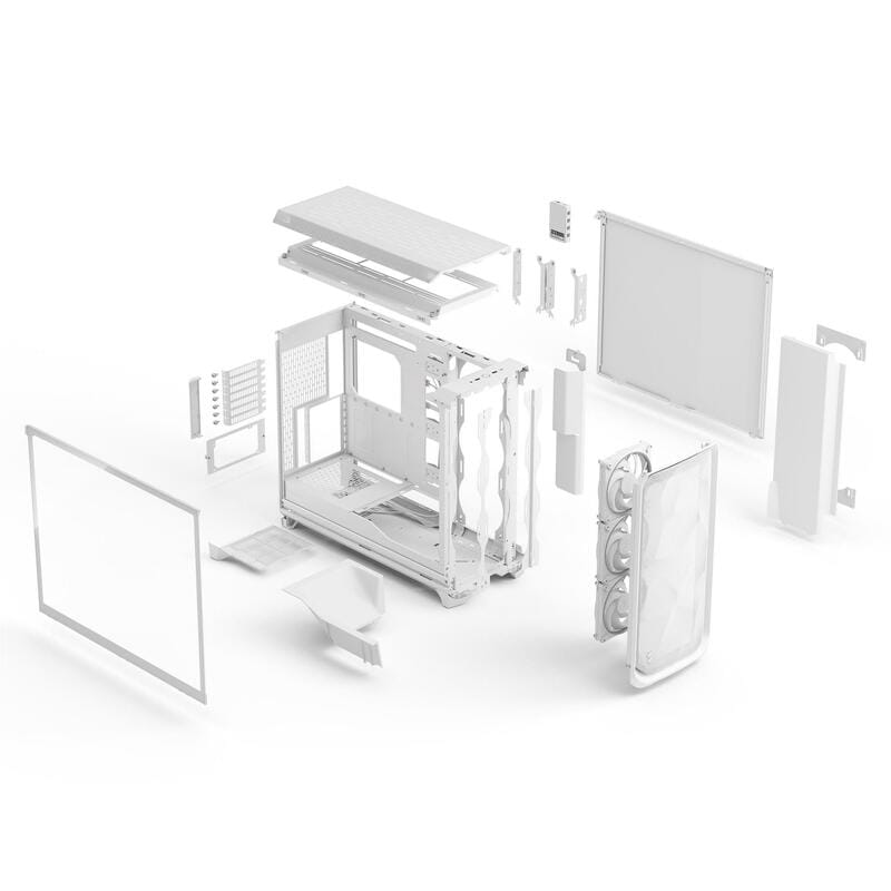 Корпус Fractal Design Meshify 3 XL Ambience Pro RGB White TG Clear Tint (FD-C-MES3X-05)
