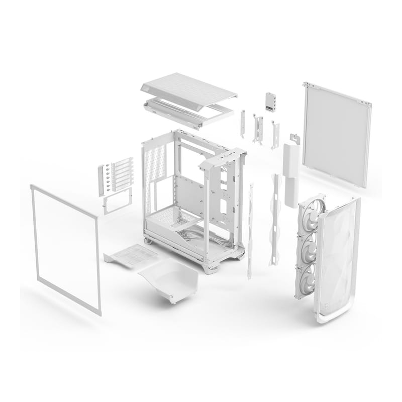 Корпус Fractal Design Meshify 3 Ambience Pro RGB White TG Clear Tint (FD-C-MES3A-05)