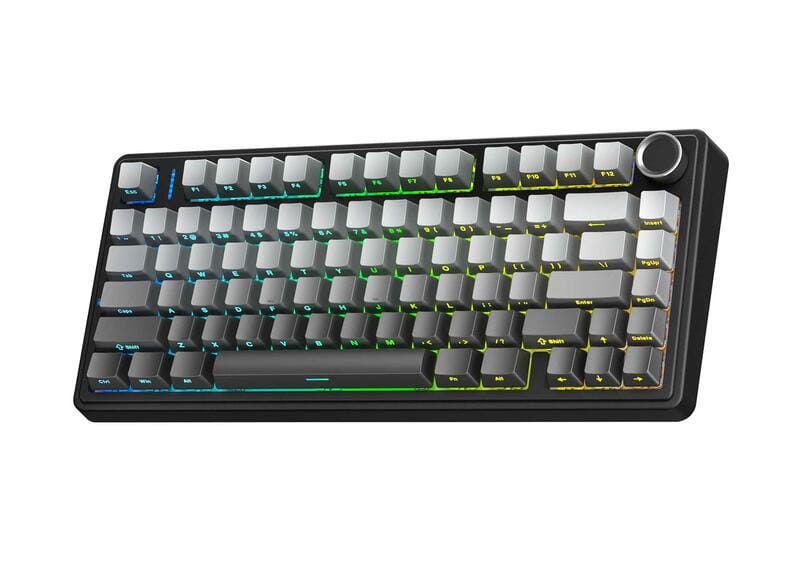 Клавиатура беспроводная Aula F75 Gasket Reaper switch Black/Grey (6948391209913)