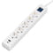 Фото - Мережевий фільтр 2E 5хSchuko, 1 х USB, 1 x USB-C, 3 м (2E-SP515M3USBWH) | click.ua