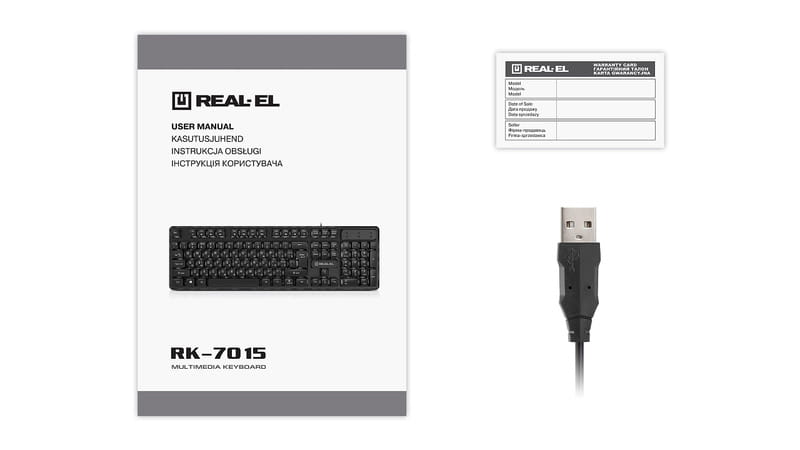 Клавіатура REAL-EL RK-7015