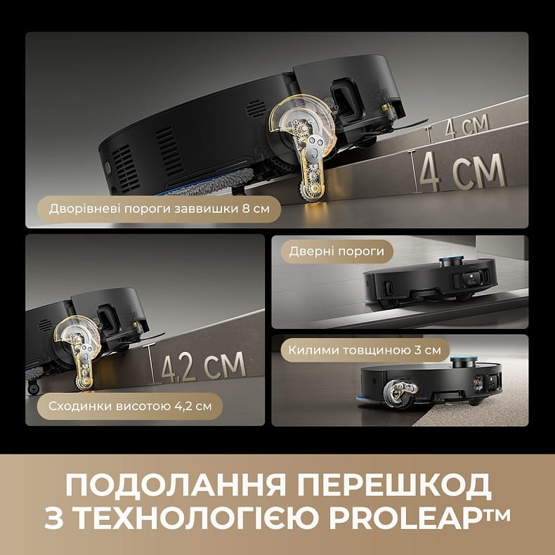 Робот-пилосос Dreame Bot MatriX 10 Ultra Black (RLX95CE-bl)