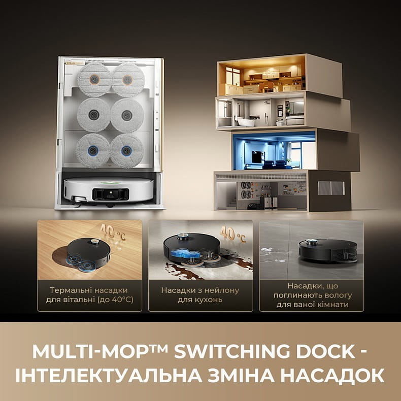 Робот-пилосос Dreame Bot MatriX 10 Ultra Black (RLX95CE-bl)
