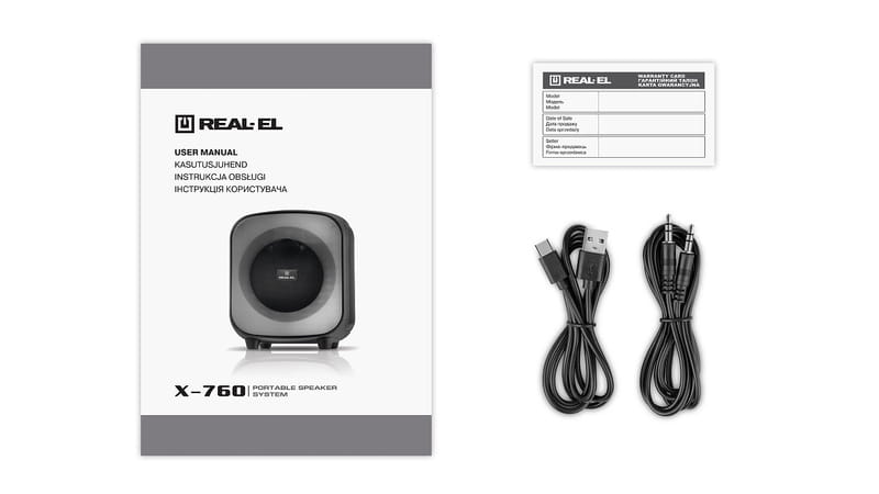 Акустическая система REAL-EL X-760 Black
