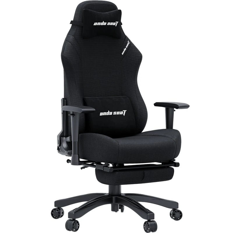 Кресло для геймеров Anda Seat Luna Pro Size L Black Fabric (AD18T-44-B-F)