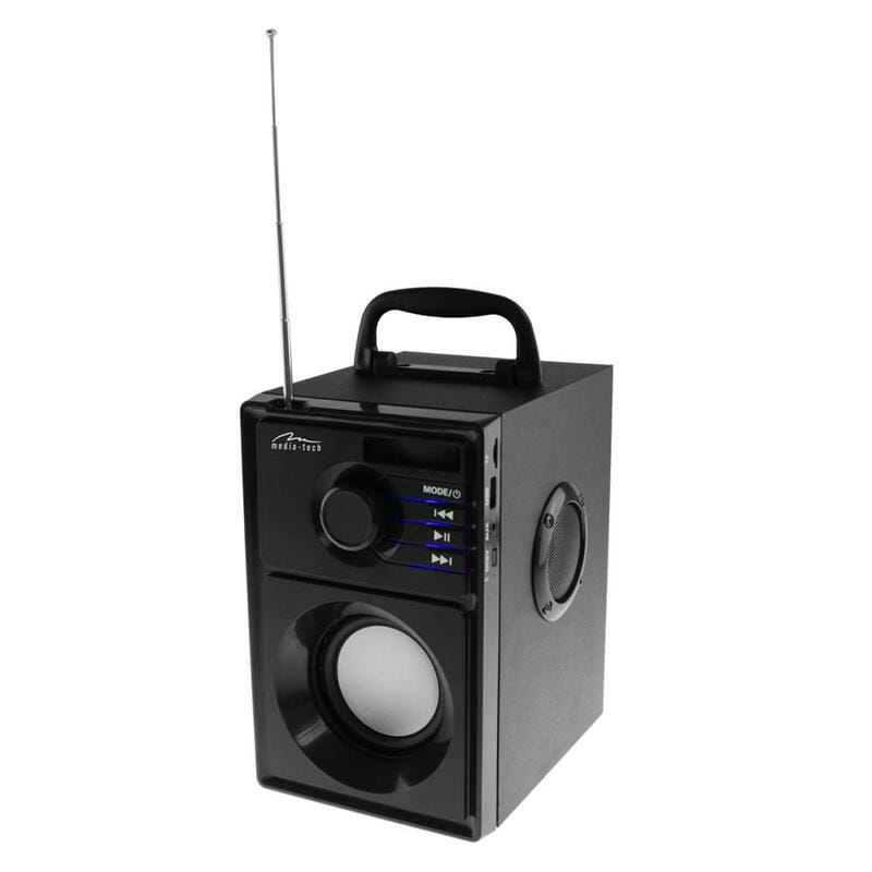 Акустична система Media-Tech Boombox Silver Black (MT3179)