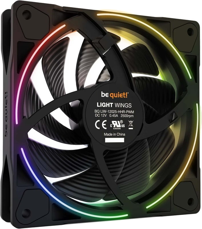 Вентилятор be quiet! Light Wings 120mm PWM High-Speed Black (BL073)
