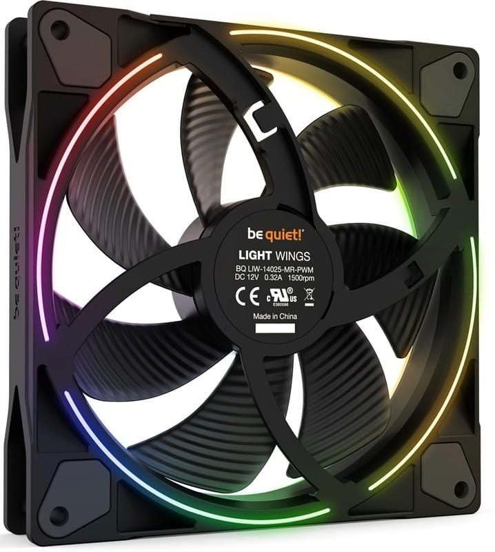 Вентилятор be quiet! Light Wings 140mm PWM Black (BL074)