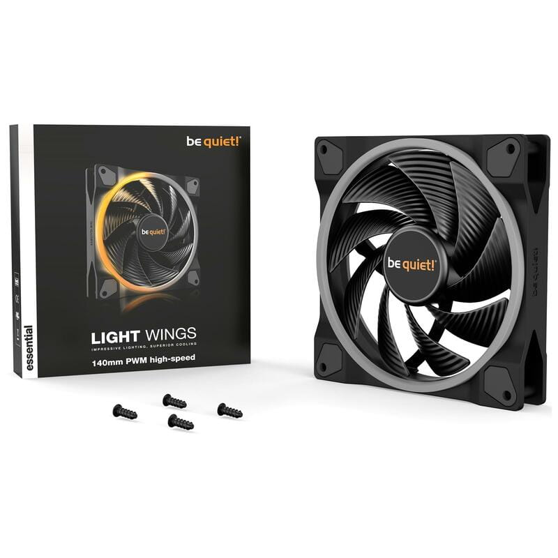 Вентилятор be quiet! Light Wings 140mm PWM High-Speed Black (BL075)