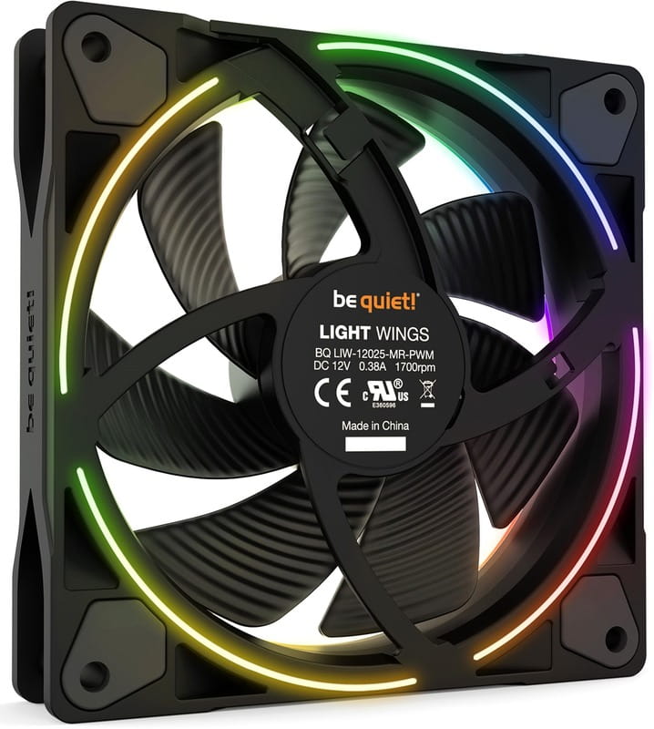 Вентилятор be quiet! Light Wings 120mm PWM 3-Pack Black (BL076)