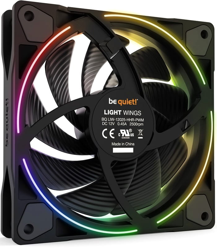 Вентилятор be quiet! Light Wings 120mm PWM High-Speed 3-Pack Black (BL077)