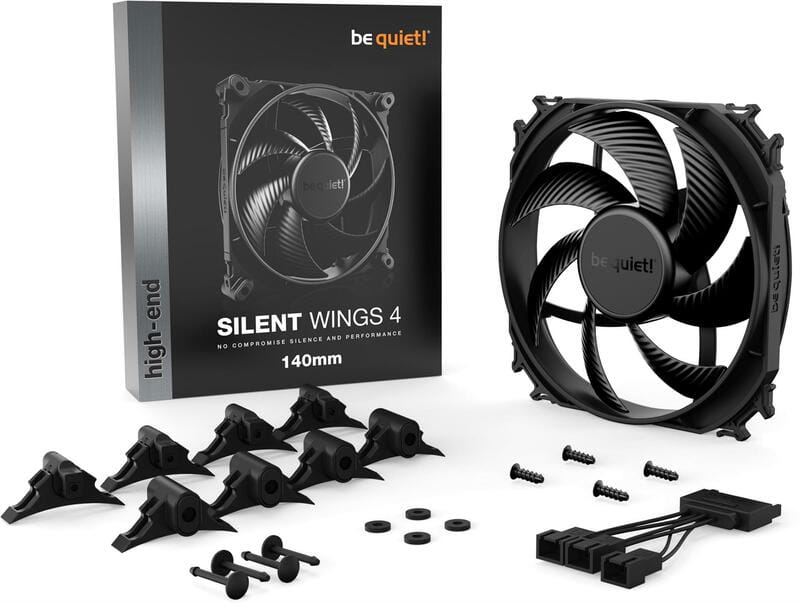 Вентилятор be quiet! Silent Wings 4 140mm Black (BL095)