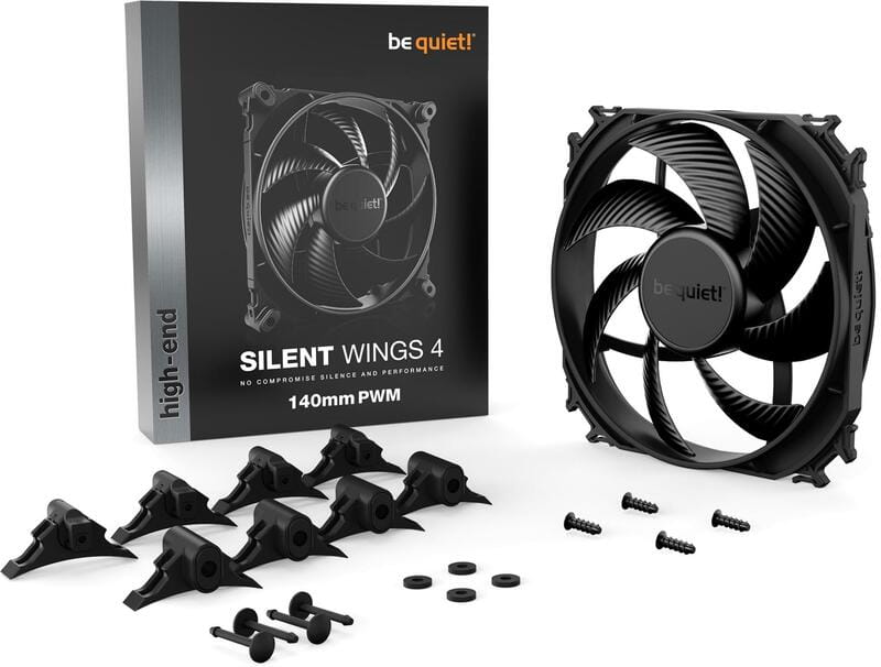 Вентилятор be quiet! Silent Wings 4 140mm PWM Black (BL096)