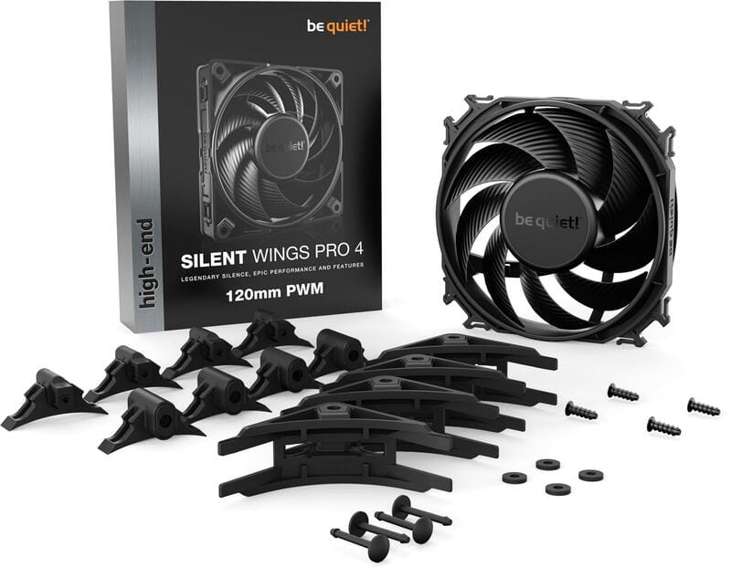 Вентилятор be quiet! Silent Wings Pro 4 120mm PWM Black (BL098)