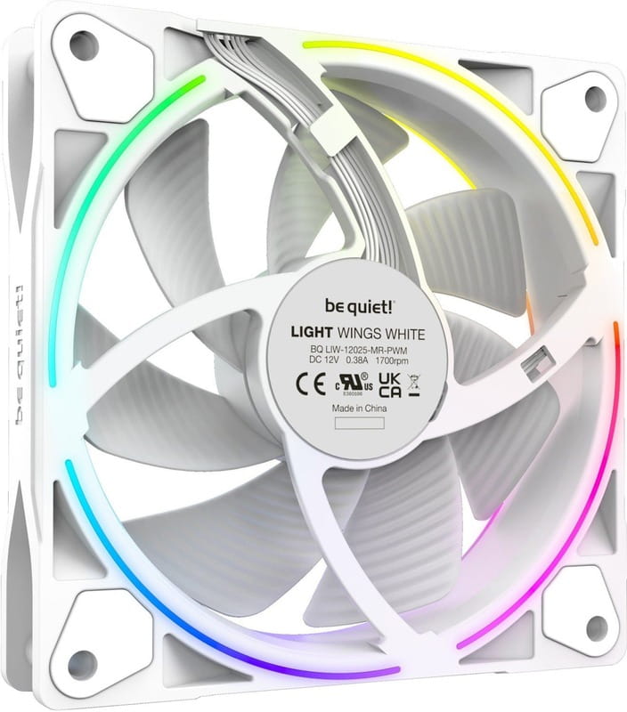 Вентилятор be quiet! Light Wings 120mm PWM 3-Pack White (BL100)