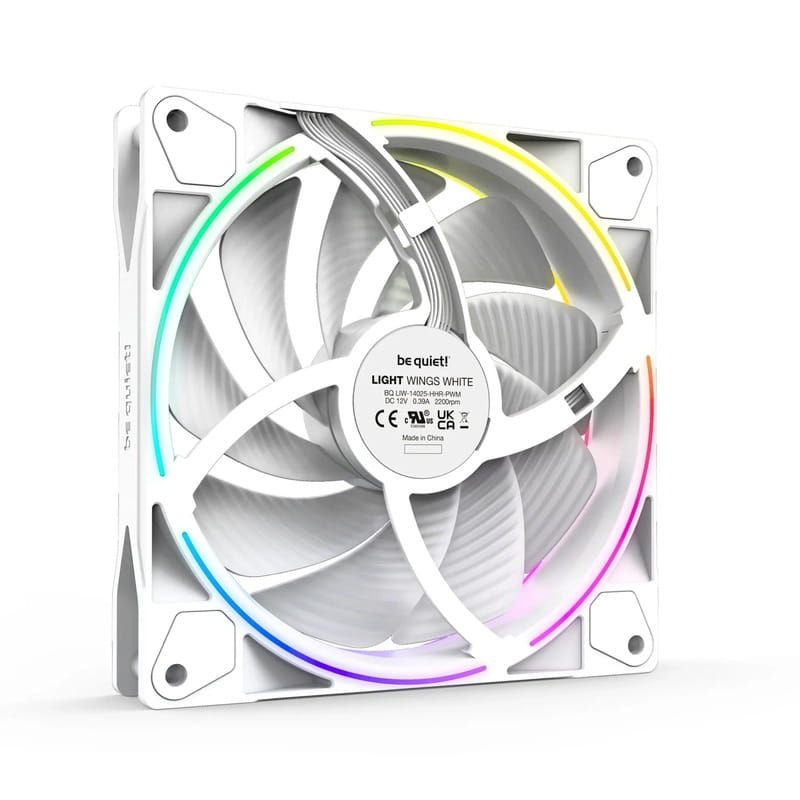 Вентилятор be quiet! Light Wings 140mm PWM High-Speed 3-Pack White (BL103)