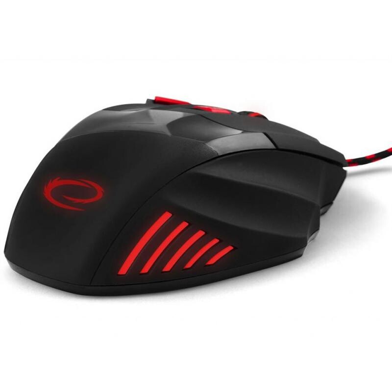 Мишка Esperanza EGM201R Wolf Black/Red USB