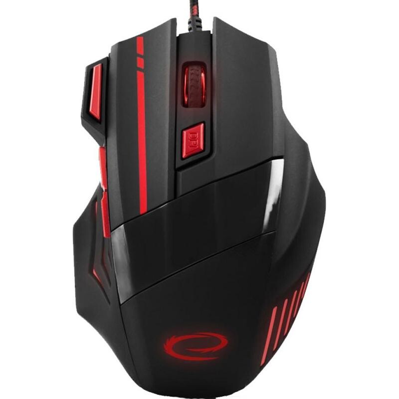 Мишка Esperanza EGM201R Wolf Black/Red USB