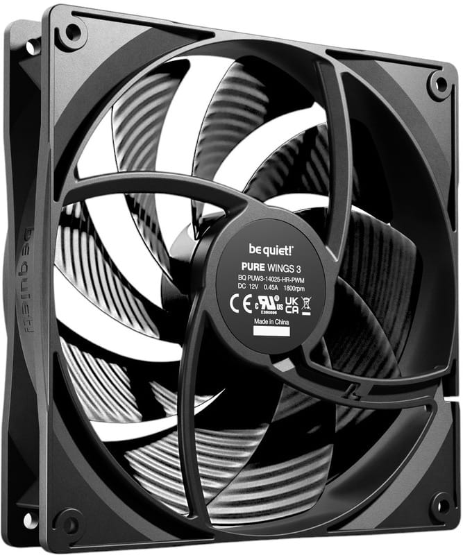 Вентилятор be quiet! Pure Wings 3 140mm PWM High-Speed Black (BL109)