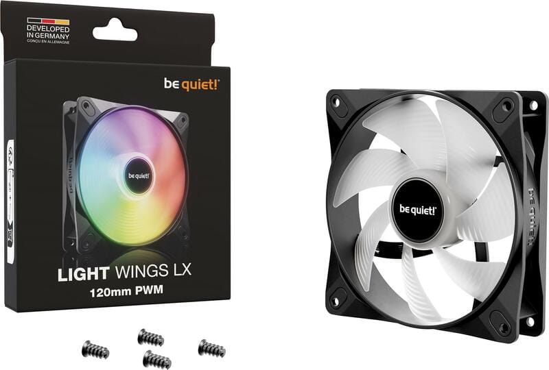 Вентилятор be quiet! Light Wings LX 120mm PWM Black (BL120)