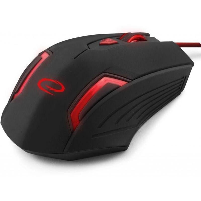 Мишка Esperanza EGM205R Fighter Black/Red USB