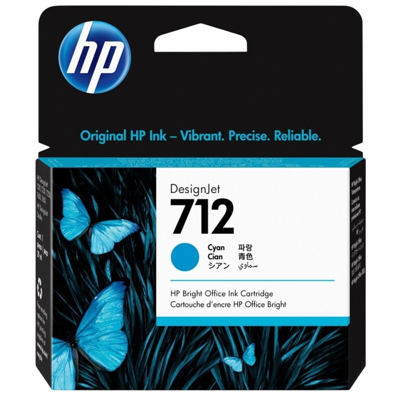 Картридж HP №712 DJ Т230/Т630 (3ED67A) Cyan 29ml