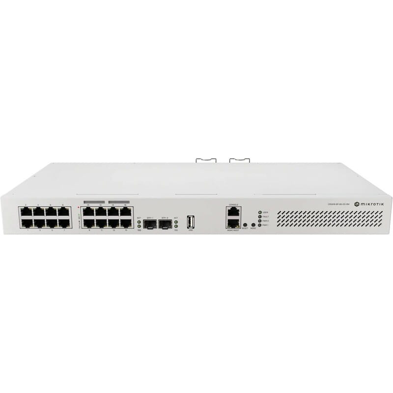 Коммутатор MikroTik CRS418-8P-8G-2S+RM