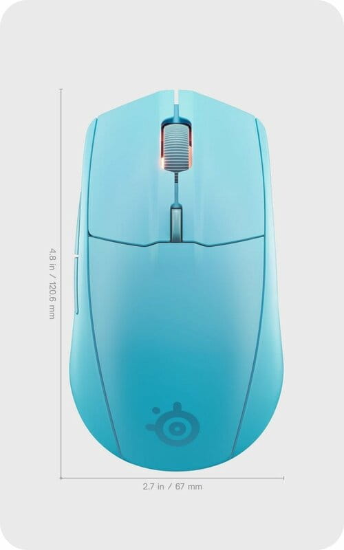 Миша бездротова SteelSeries Rival 3 Gen 2 Wireless Aqua Blue (62526)
