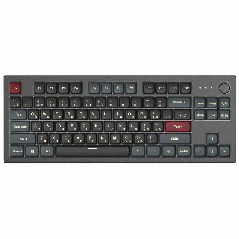 Клавиатура Montech MKey TKL Darkness Black (MK87DR)
