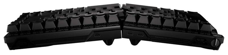 Клавіатура бездротова Asus ROG Falcata Split Magnetic Switch EN RGB Black (90MP043H-BKUA20)