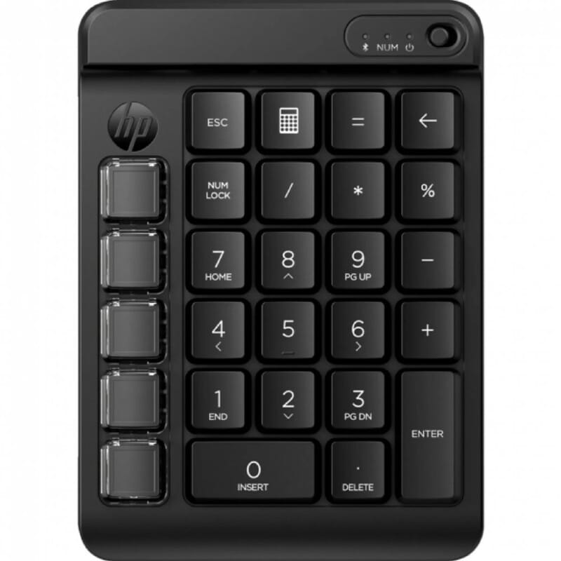 Цифровий клавiатурний блок бездротовий HP 435 Programmable Black (7N7C3AA)
