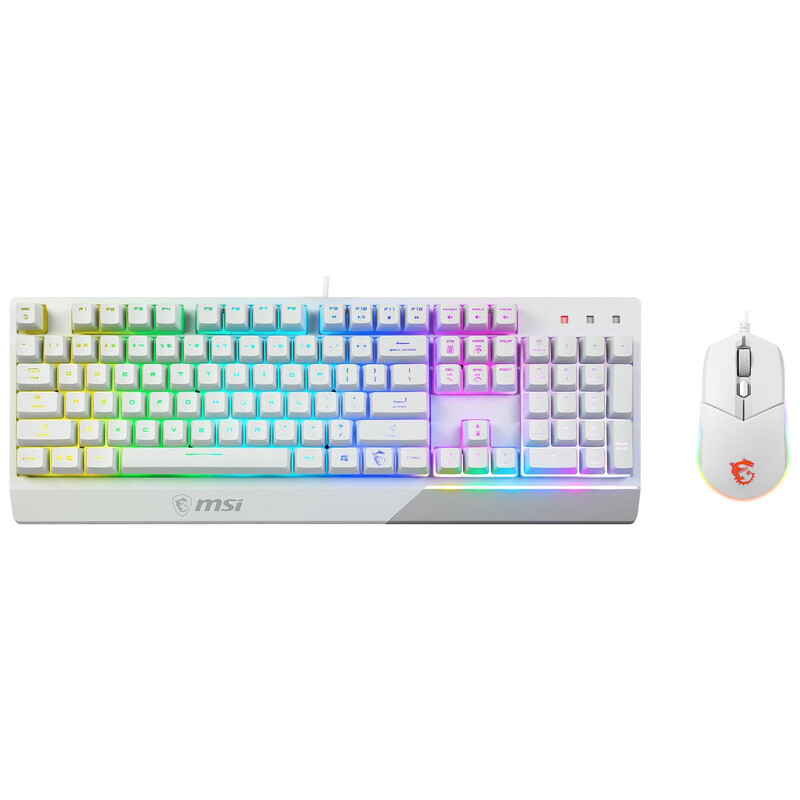 Комплект (клавиатура, мышь) MSI Vigor GK30 Combo UA White