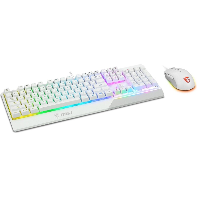 Комплект (клавиатура, мышь) MSI Vigor GK30 Combo UA White