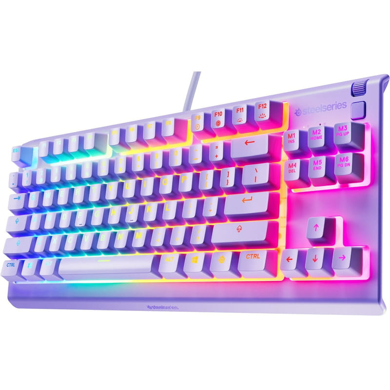 Клавіатура SteelSeries Apex 3 TKL Lavender (64940)