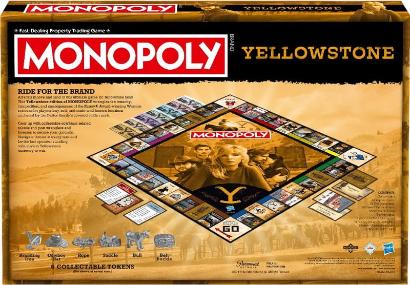 Настільна гра Winning Moves Yellowstone Monopoly (WM04120-EN1-6)