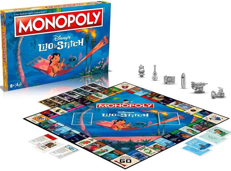 Настольная игра Winning Moves Disney Lilo and Stitch Monopoly (WM02869-EN1-6)