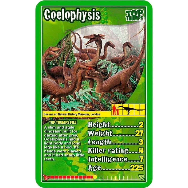 Настільна гра Winning Moves Top Trumps Dinosaurs (WM01572-EN1-6)