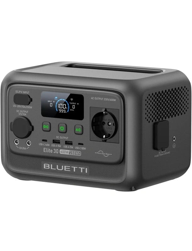 Зарядная станция Bluetti Elite 30 V2, 600W, 288Wh