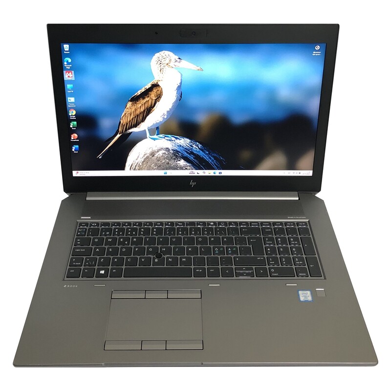 Ноутбук HP ZBook 17 G6 / 17.3" FullHD IPS / i7-9850H / 32GB / 512GB SSD NVMe / nVidia Quadro RTX 3000 6GB / Win11Pro / Backlight / сканер отпечатка - Б/у
