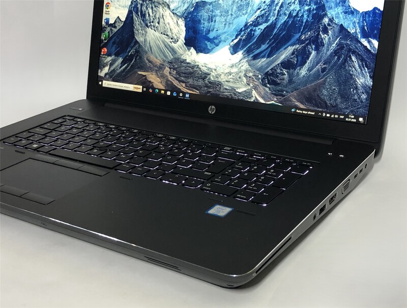 Ноутбук HP ZBook 17 G4 / 17.3" FullHD IPS / i7-7820HQ / 32GB / 500GB SSD / nVidia Quadro P3000, 6GB / Win10Pro / Backlight / сканер відбитка - Б/в