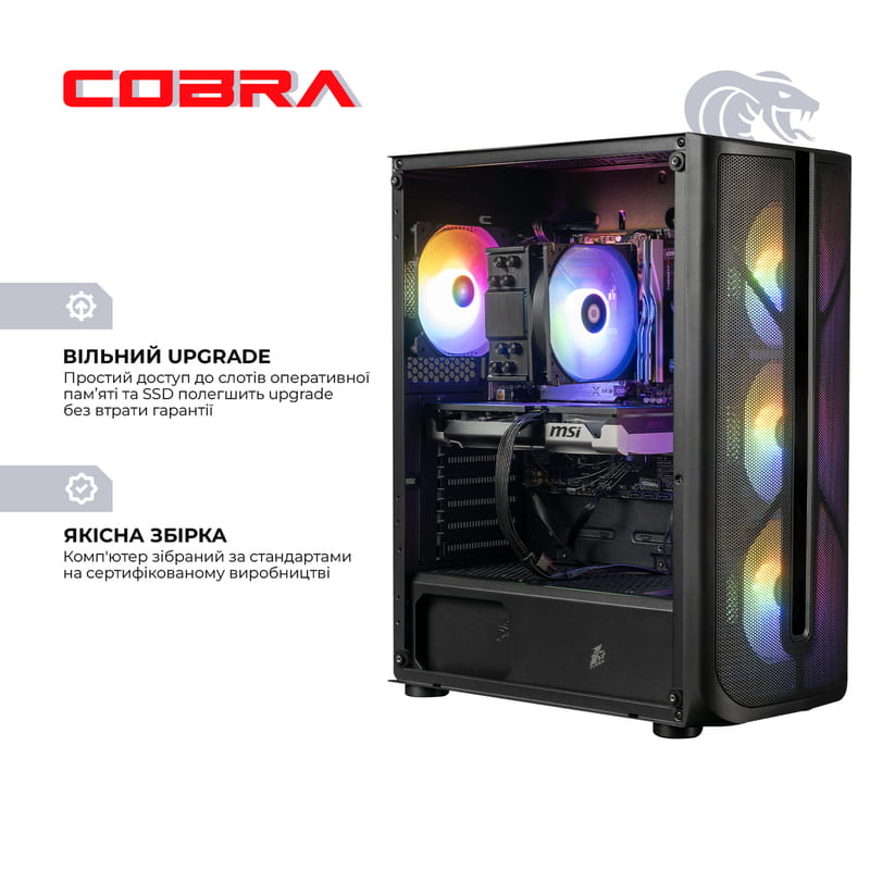 Персональный компьютер COBRA Advanced (A87F.64.H2S5.57.22922)