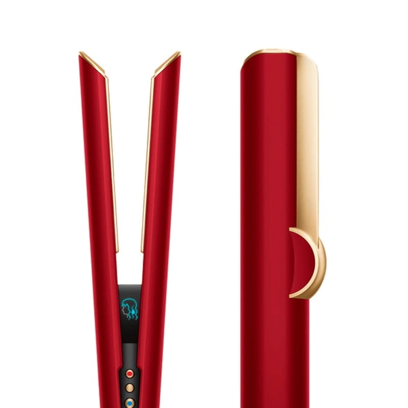 Прилад для укладання волоcся Dyson HT01 Airstrait Red Velvet/Gold (596931-01)