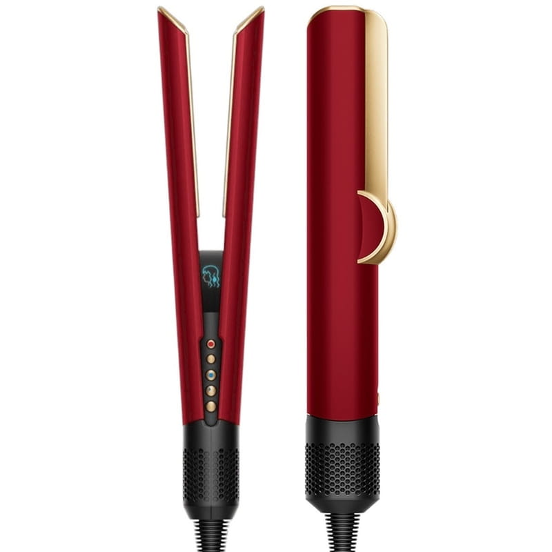 Прилад для укладання волоcся Dyson HT01 Airstrait Red Velvet/Gold (596931-01)