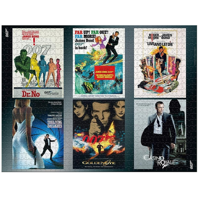 Пазл Winning Moves James Bond 007 Actor Debut Poster 1000 pcs (WM01314-ML1-6)