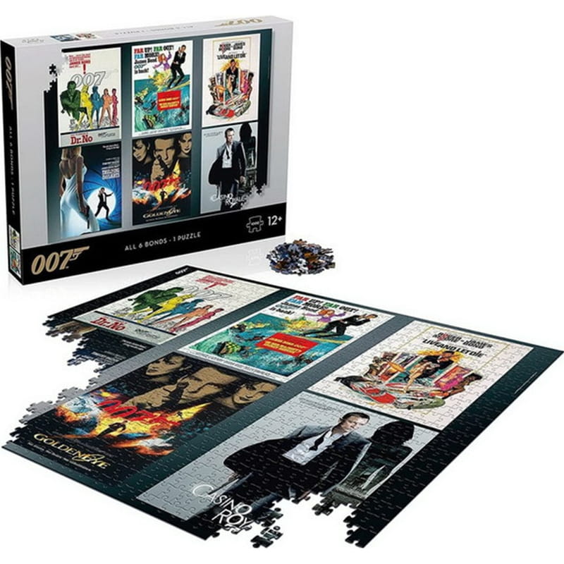 Пазл Winning Moves James Bond 007 Actor Debut Poster 1000 pcs (WM01314-ML1-6)