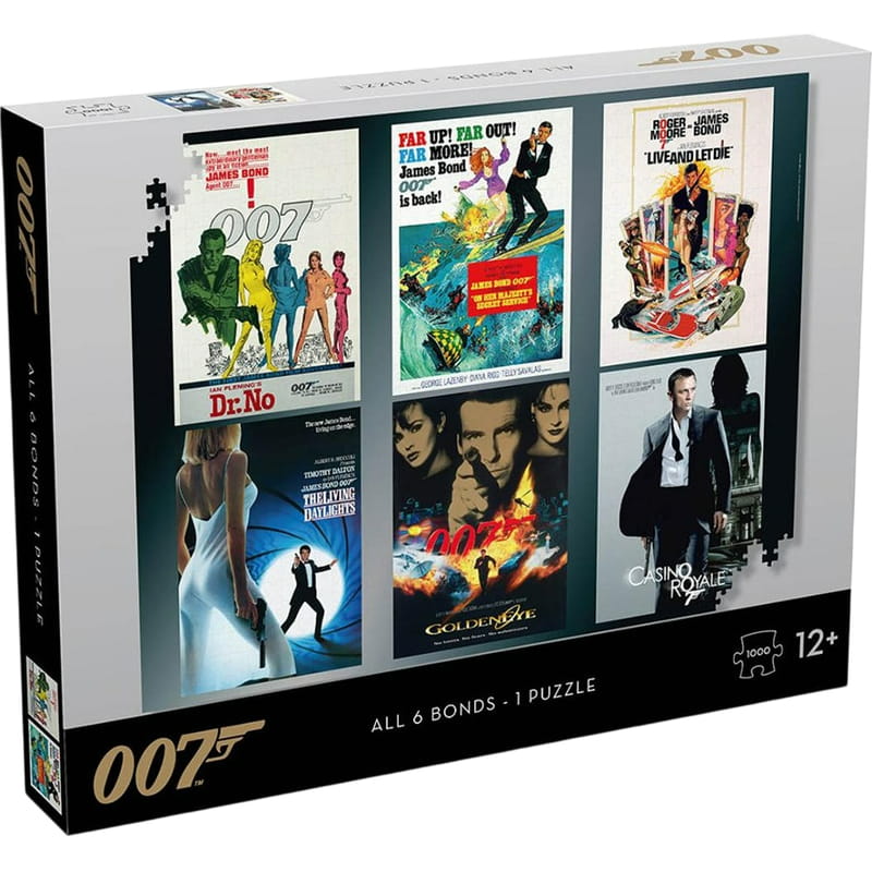 Пазл Winning Moves James Bond 007 Actor Debut Poster 1000 pcs (WM01314-ML1-6)